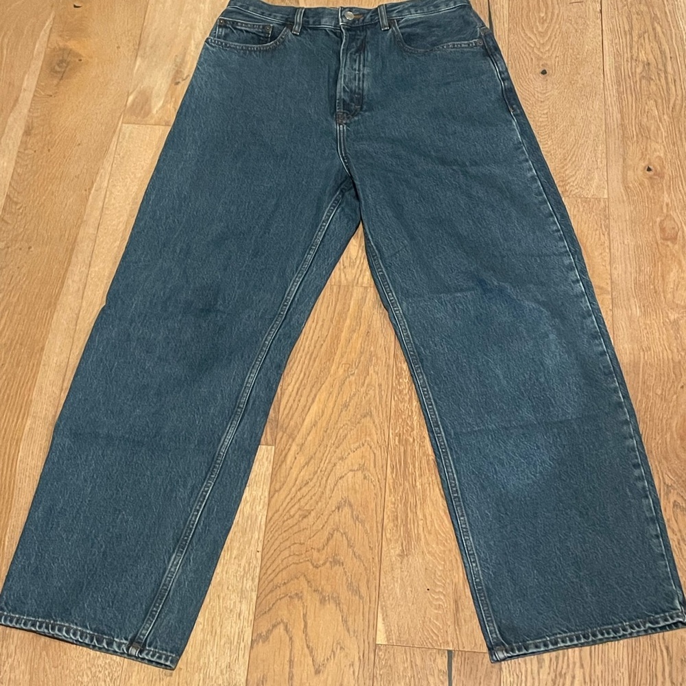 Frame Denim Blue Relaxed Jeans